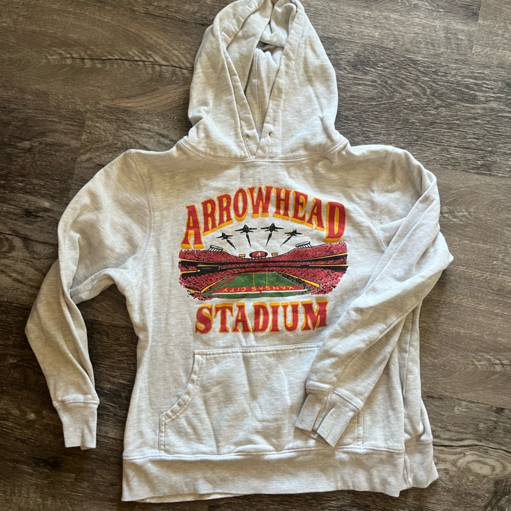 Arrowhead Stadium Gray Hoodie